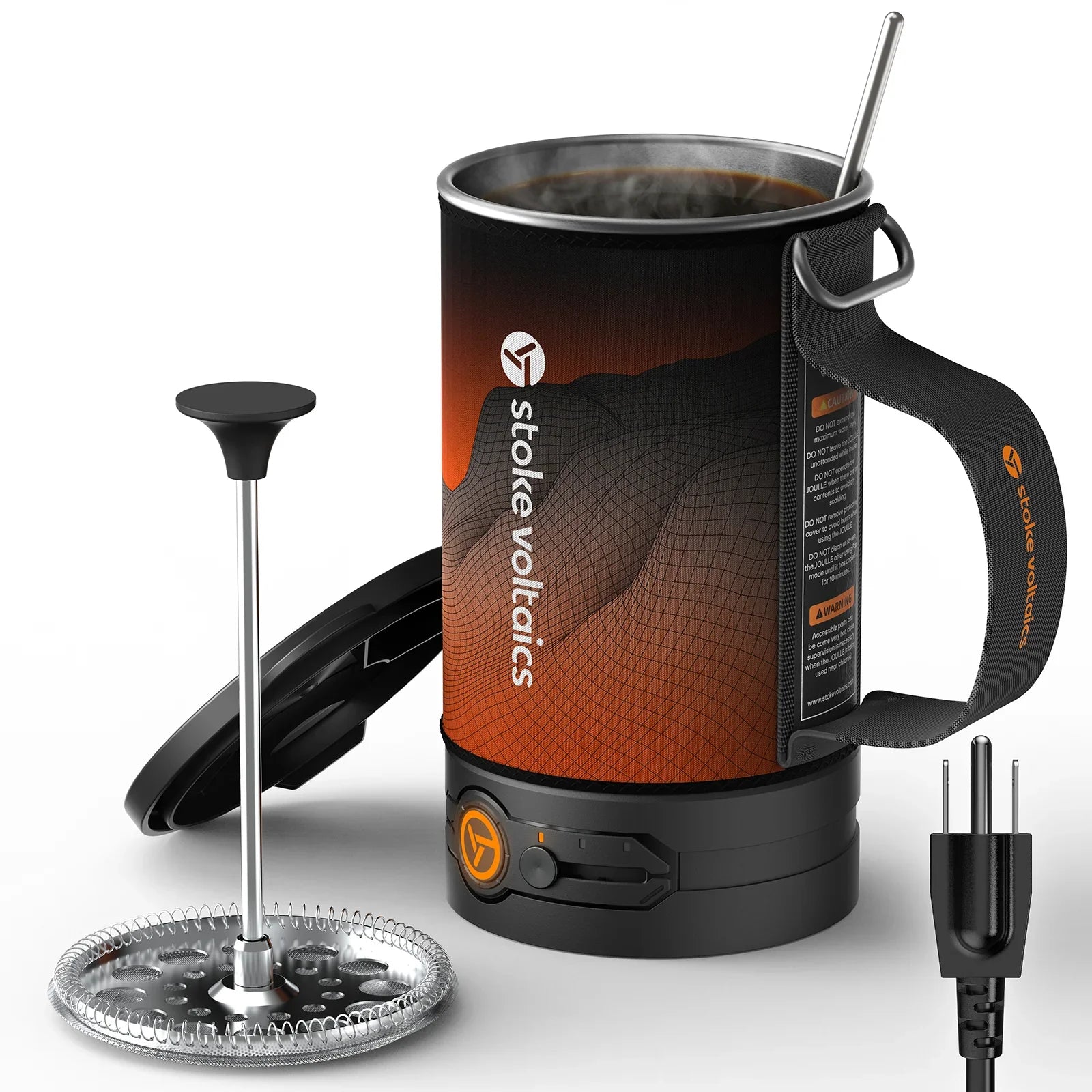 Electric French Press Coffee Maker