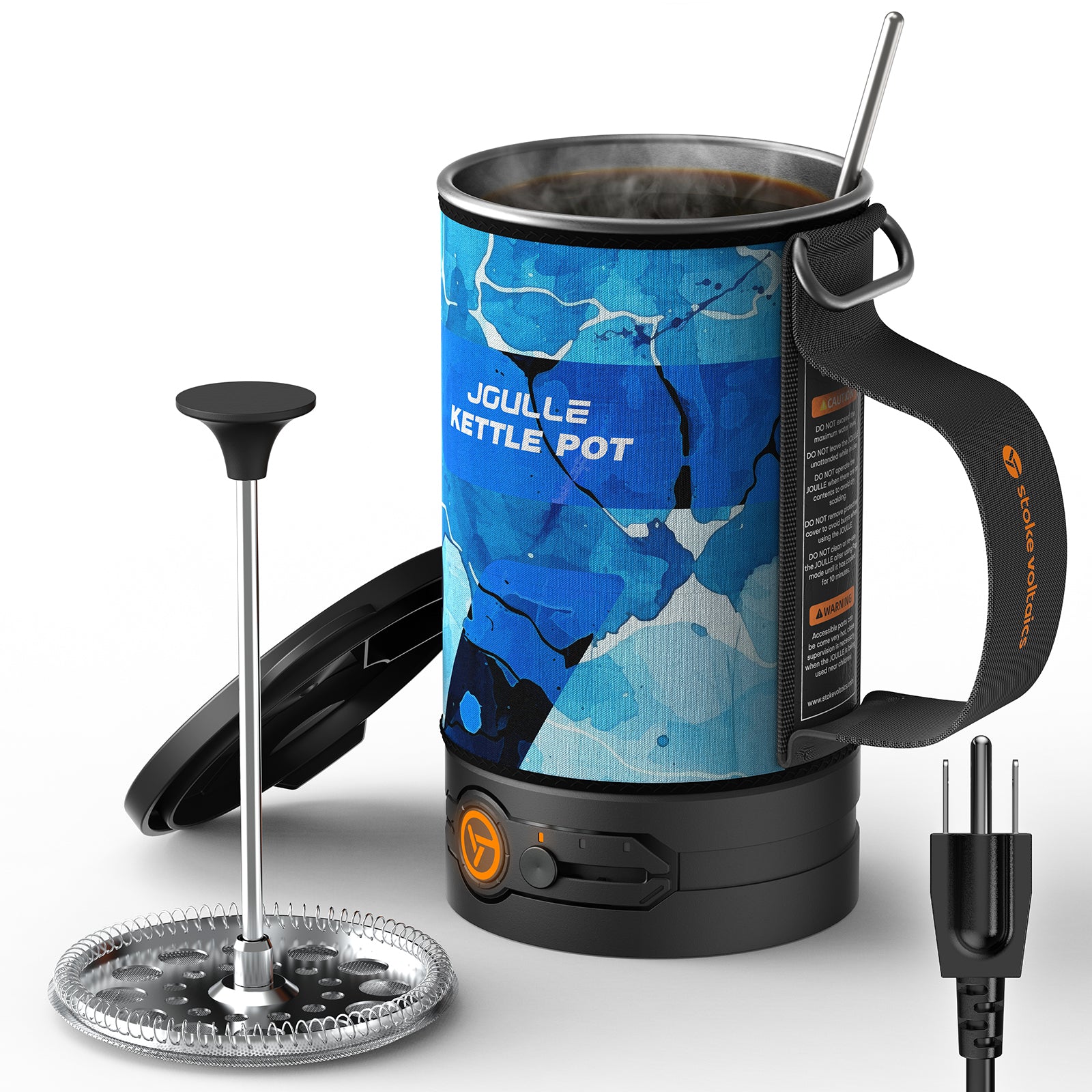 Electric French Press Coffee Maker