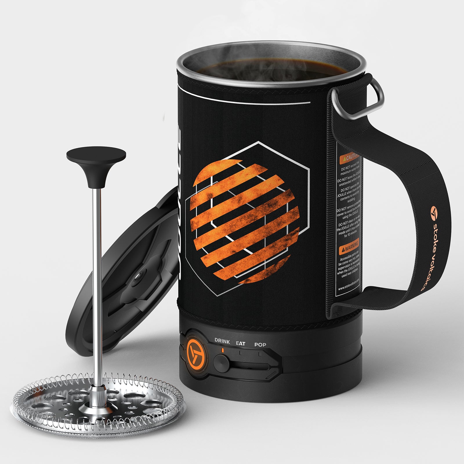 Electric French Press Coffee Maker – Stoke Voltaics
