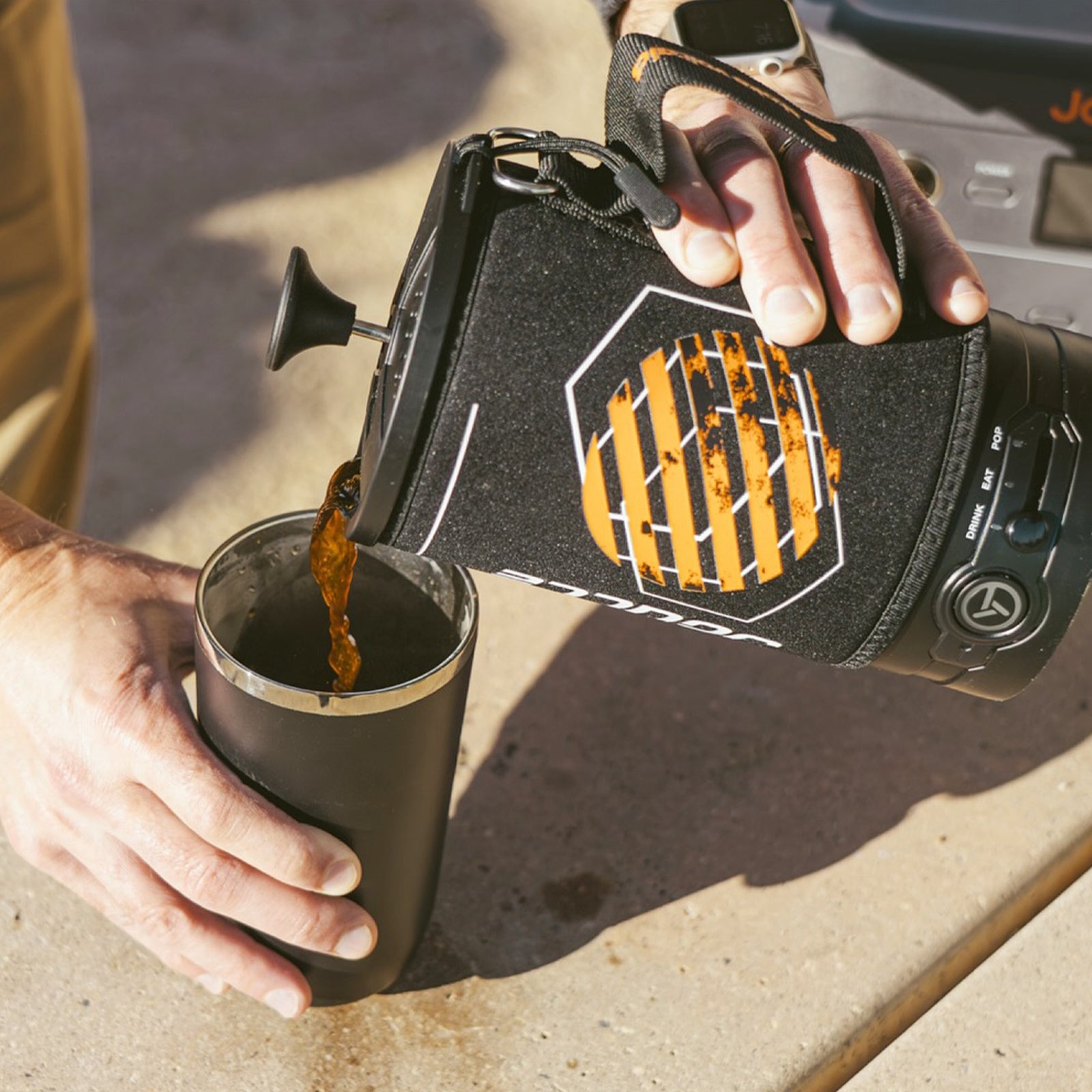 Electric French Press Coffee Maker