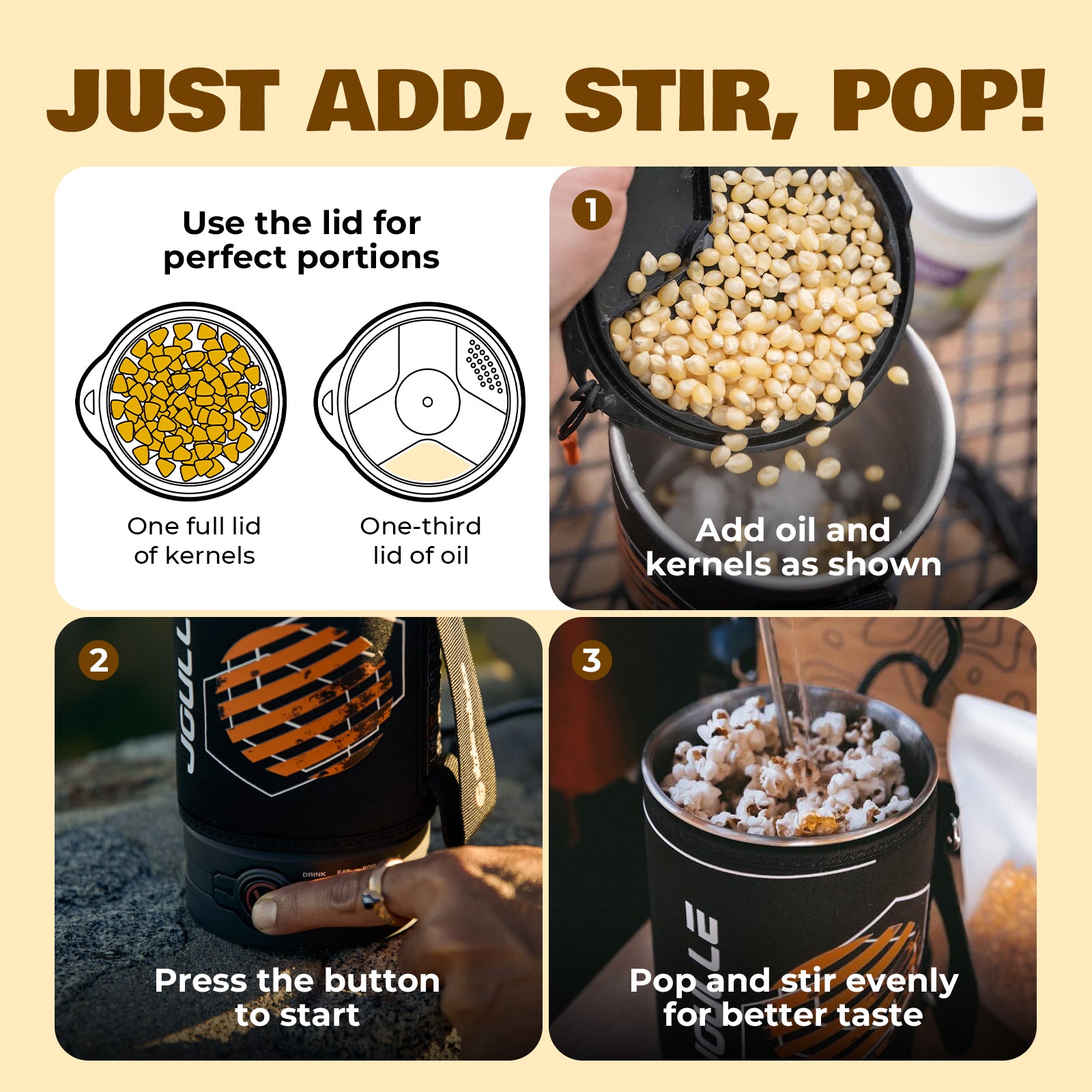 Portable Popcorn Maker
